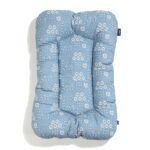 Babynest Baumwolle Velvet BANDANA DENIM - M - 50 x 86 cm Hauptbild