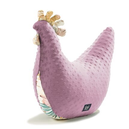 Oma Dana's Henne Kissen Minky BOHO PALMS LIGHT french lavender Hauptbild