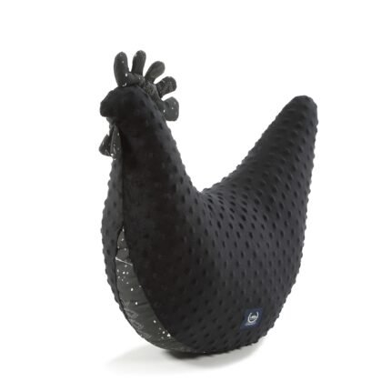 Oma Dana's Henne Kissen Minky DARK LUNA Hauptbild