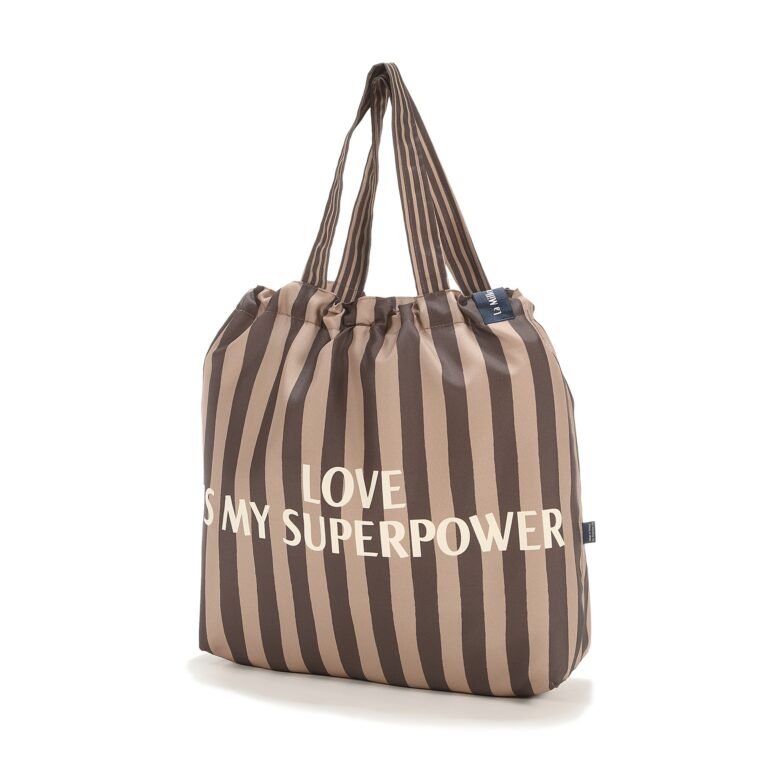 Shopper Tasche STRIPES BROWN - L Hauptbild
