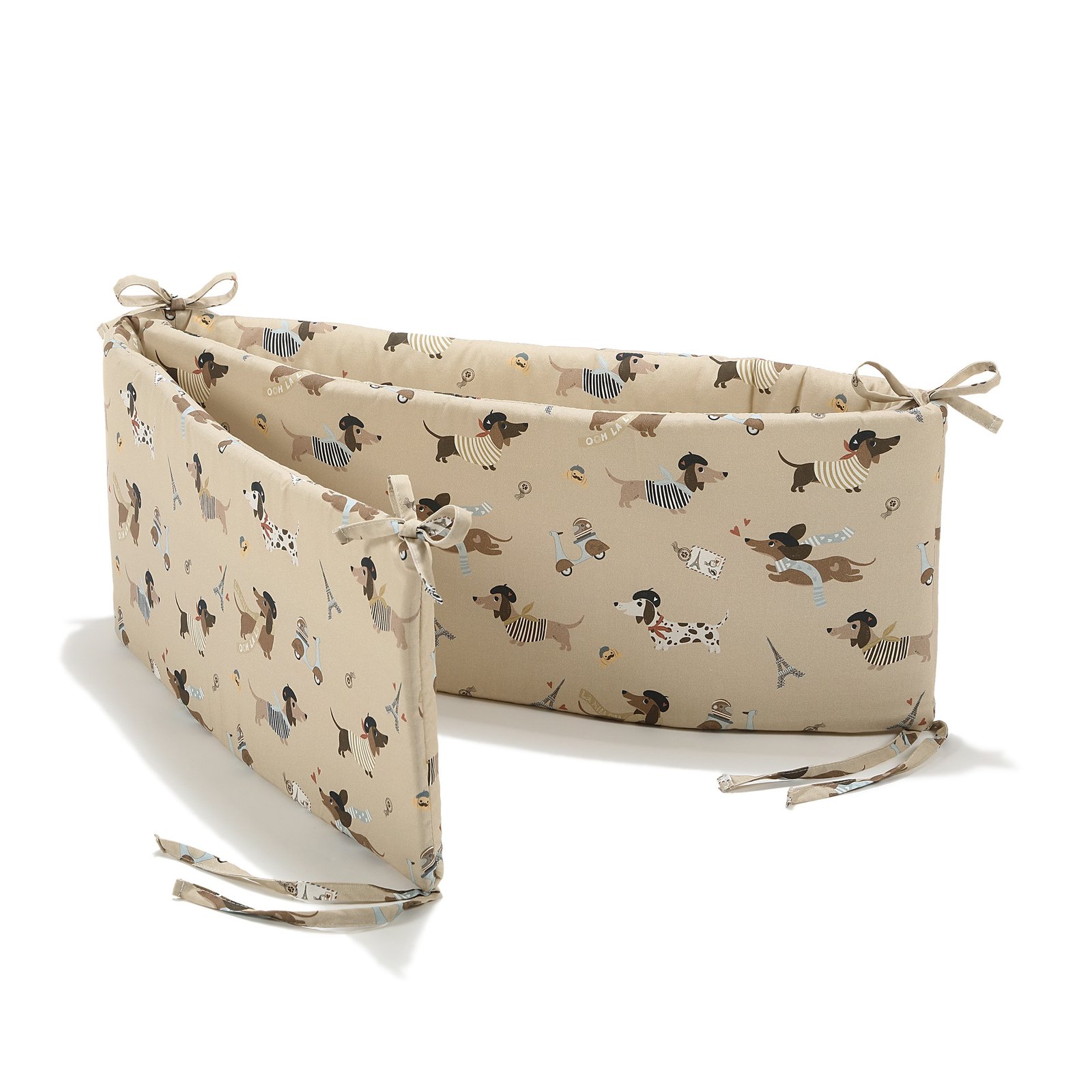 29530_1 Bettumrandung Baumwolle PIERRE THE DOG - L - 70 x 140 cm Hauptbild