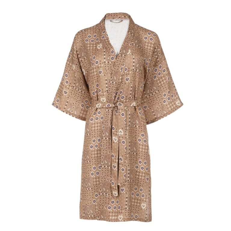 Bambus Kimono BANDANA MOCCA Hauptbild