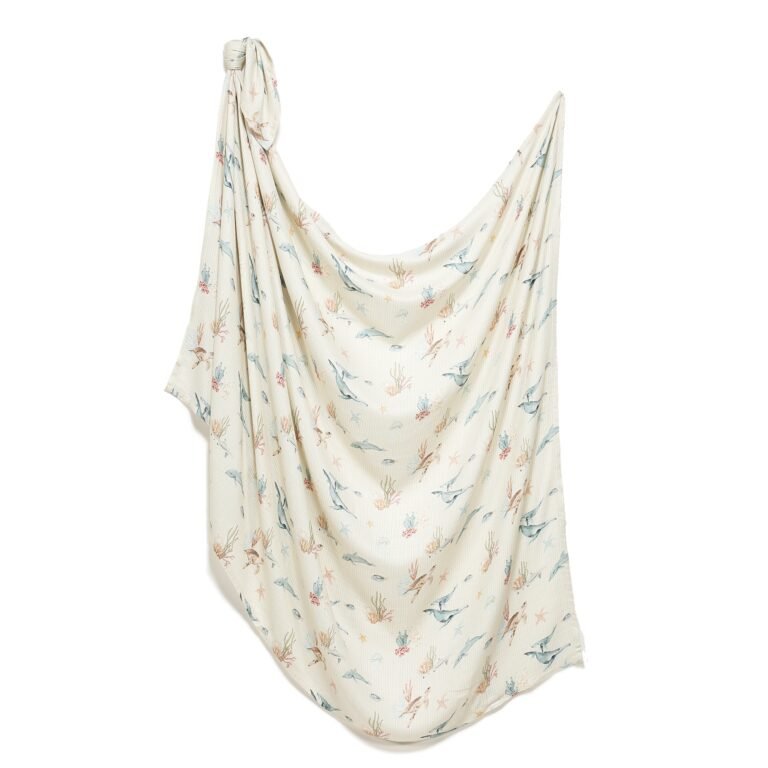 Pucktuch Bambus Musselin SEAWORLD - 115 x 140 cm Hauptbild