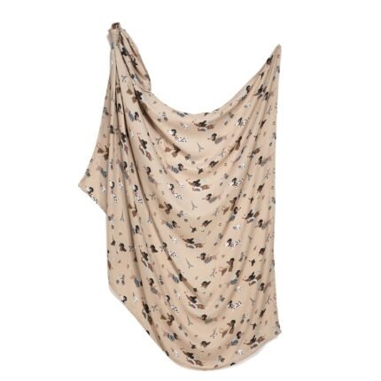 Pucktuch Bambus Musselin PIERRE THE DOG - 115 x 140 cm Hauptbild