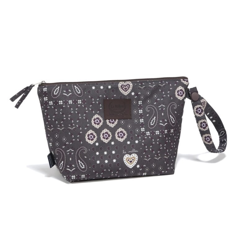 Wasserdichter Kulturbeutel BANDANA CHOCO - M Hauptbild