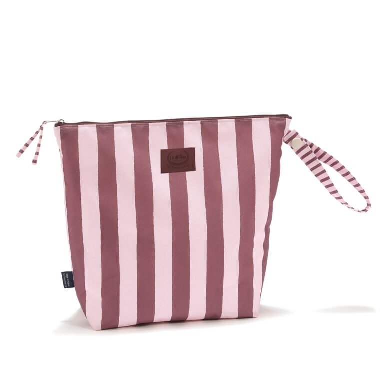 Wasserdichter Kulturbeutel STRIPES PINK - XL Hauptbild