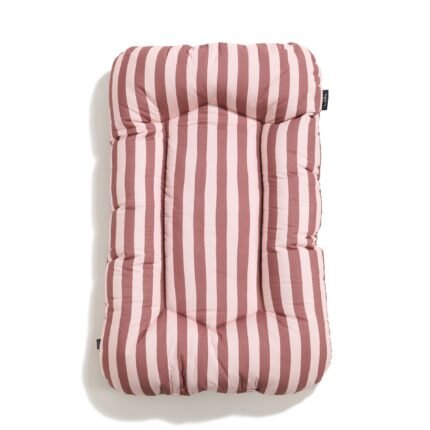 Babynest Baumwolle Velvet STRIPES PINK - M - 50 x 86 cm Hauptbild
