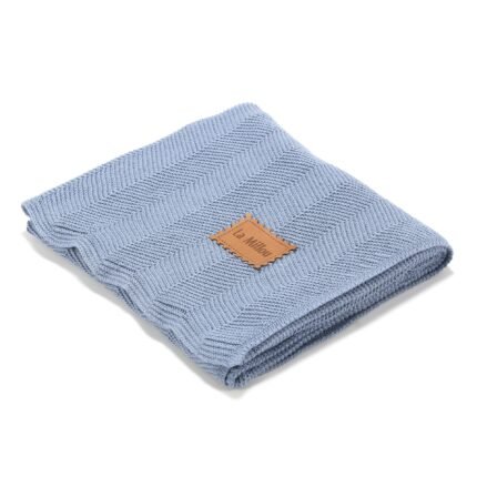 Bambusdecke LIGHT DENIM - S - 80 x 90 cm Hauptbild