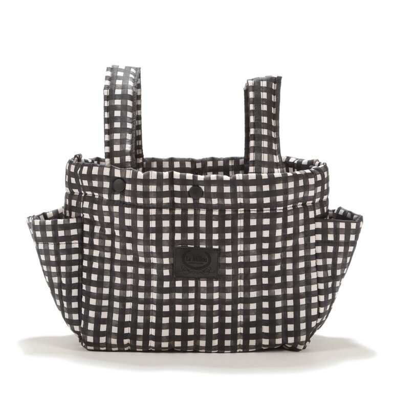 Kinderwagen-Organizer Nylon BLACK VICHY Hauptbild