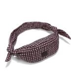 Bauchtasche aus Nylon BURGUNDY VICHY Hauptbild