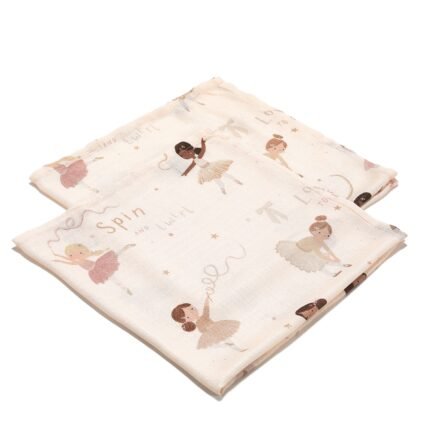 Windeln Set Bambus BALLERINE - S - 70 x 70 cm Hauptbild