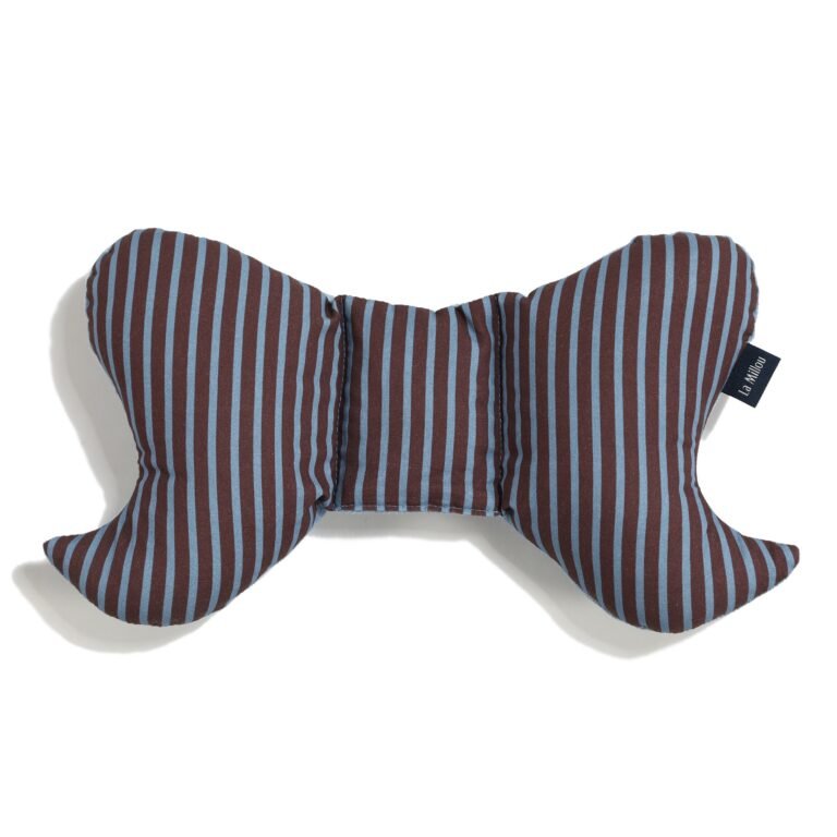 Angel's Wings Kissen Baumwolle Velvet STRIPES BLUE Hauptbild