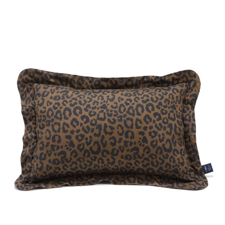 Kopfkissen Bambus LEOPARD CHOCO - XL - 50 x 70 cm Hauptbild