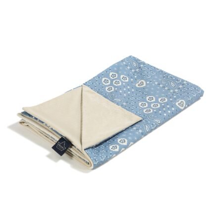 Leichte Decke Velvet BANDANA DENIM - M - 80 x 100 cm Hauptbild