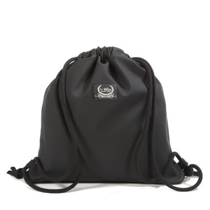 Rucksack gummisack BLACK Hauptbild