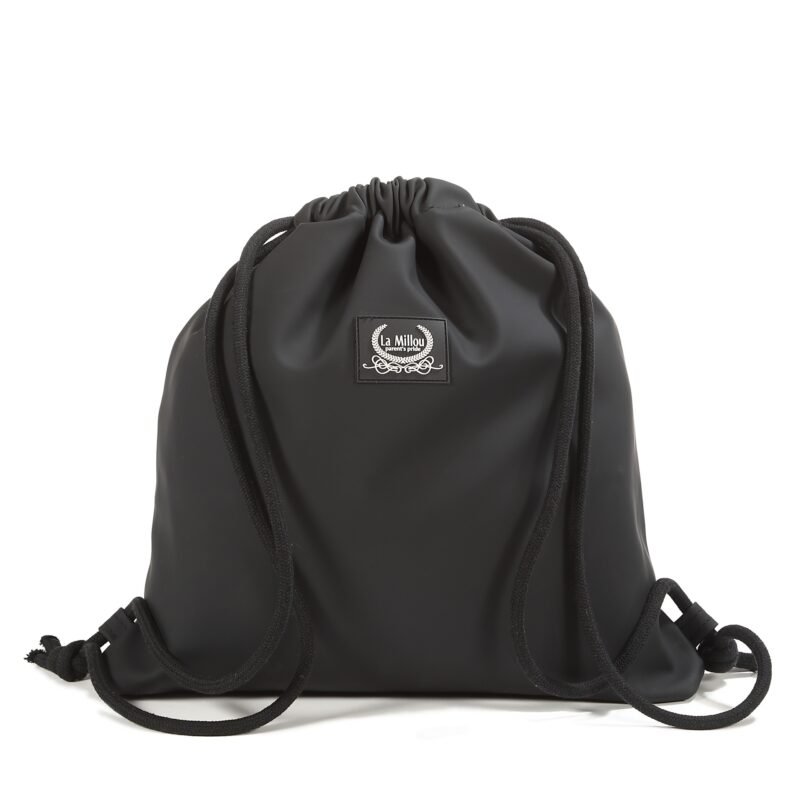 Rucksack gummisack BLACK Hauptbild
