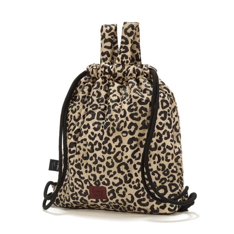 Kinderwagen-Rucksack Nylon LEOPARD CREAM Hauptbild