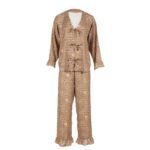 Bambus-Pyjama BANDANA MOCCA - S (Lang) Hauptbild