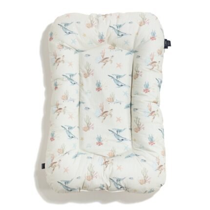 Babynest Baumwolle Velvet SEAWORLD - M - 50 x 86 cm Hauptbild
