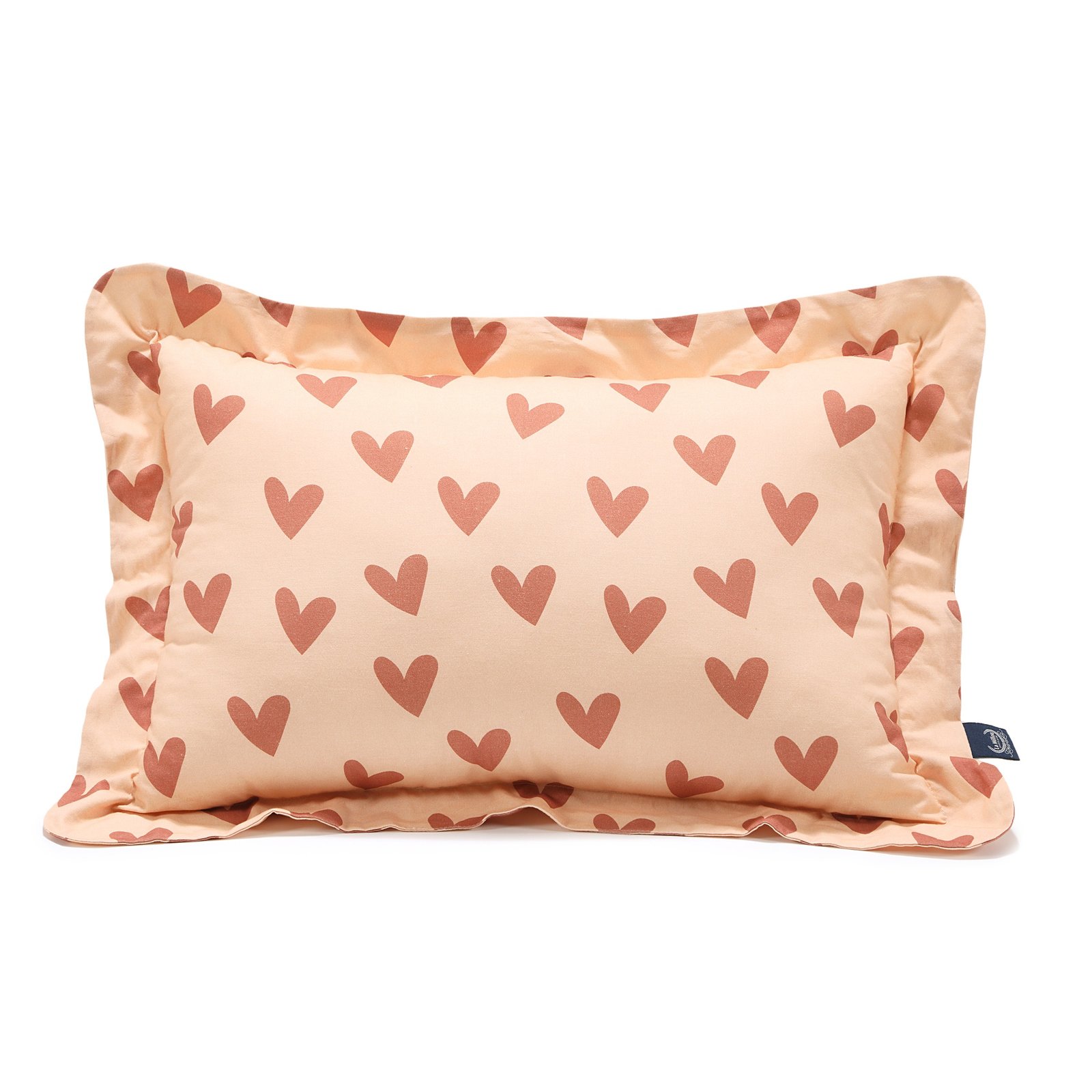 29338_1 Kopfkissen Baumwolle HEARTBEAT PINK - XL - 50 x 70 cm Hauptbild