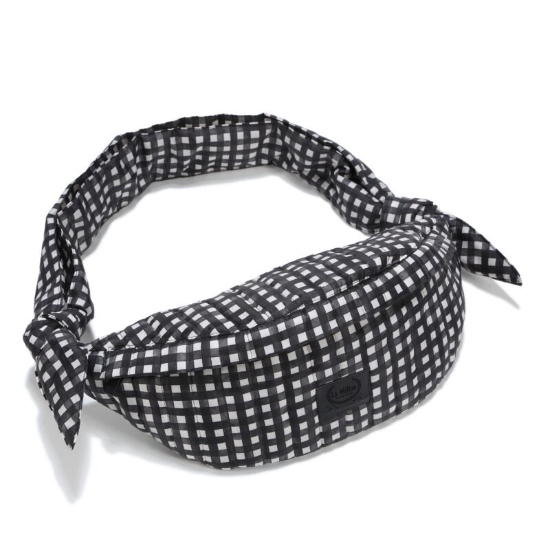 Bauchtasche aus Nylon BLACK VICHY Hauptbild