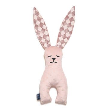 Sensorik Nuscheli Hase Minky PRINCESS CHESSBOARD Hauptbild