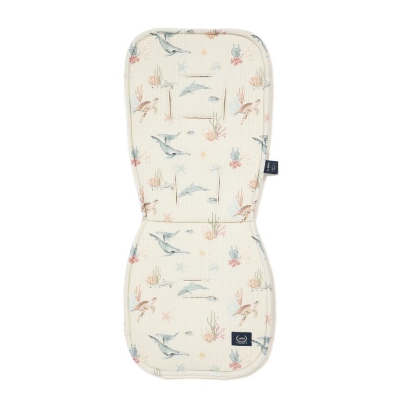 Kinderwagenauflage Baumwolle Velvet SEAWORLD Hauptbild