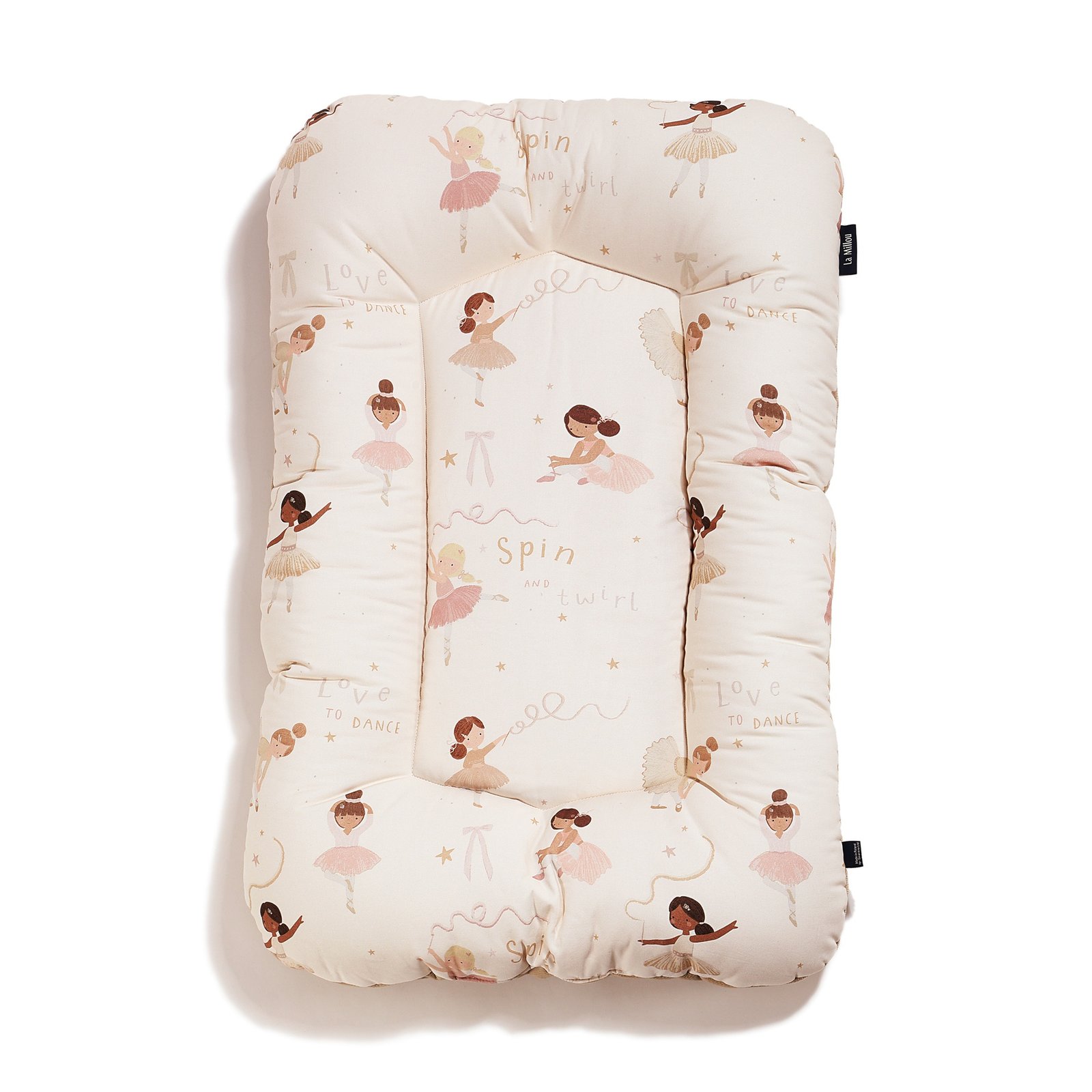 30427_1 Babynest Baumwolle Velvet BALLERINE - M - 50 x 86 cm Hauptbild