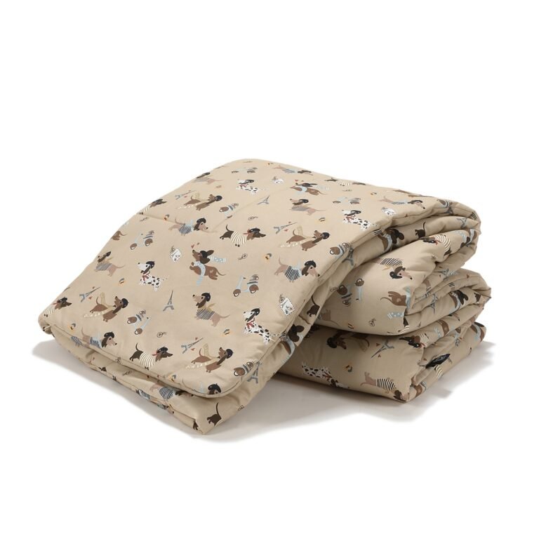 Bettdecke Baumwolle PIERRE THE DOG - XL - 150 x 200 cm Hauptbild