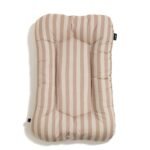 Babynest Baumwolle Velvet STRIPES BEIGE - M - 50 x 86 cm Hauptbild