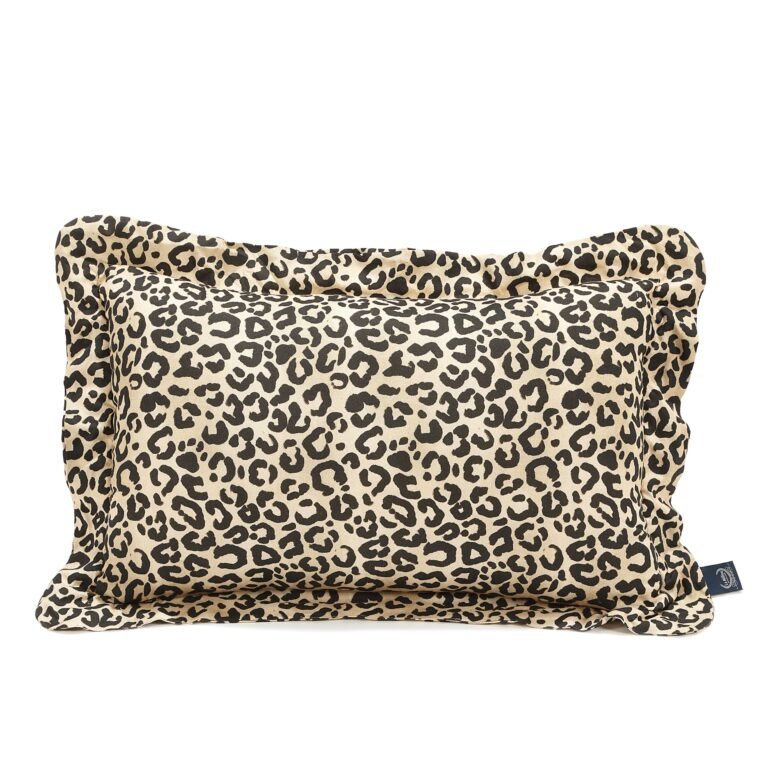 Kopfkissen Baumwolle LEOPARD CREAM - XL - 50 x 70 cm Hauptbild