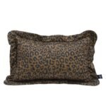 Kopfkissen Baumwolle LEOPARD CHOCO - XL - 50 x 70 cm Hauptbild
