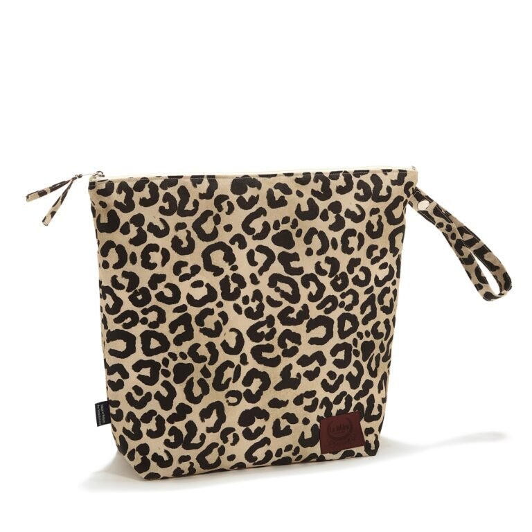 Wasserdichter Kulturbeutel LEOPARD CREAM - XL Hauptbild