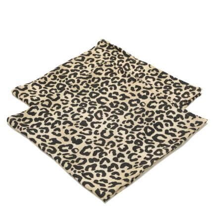 Windeln Set Bambus LEOPARD CREAM - S - 70 x 70 cm Hauptbild