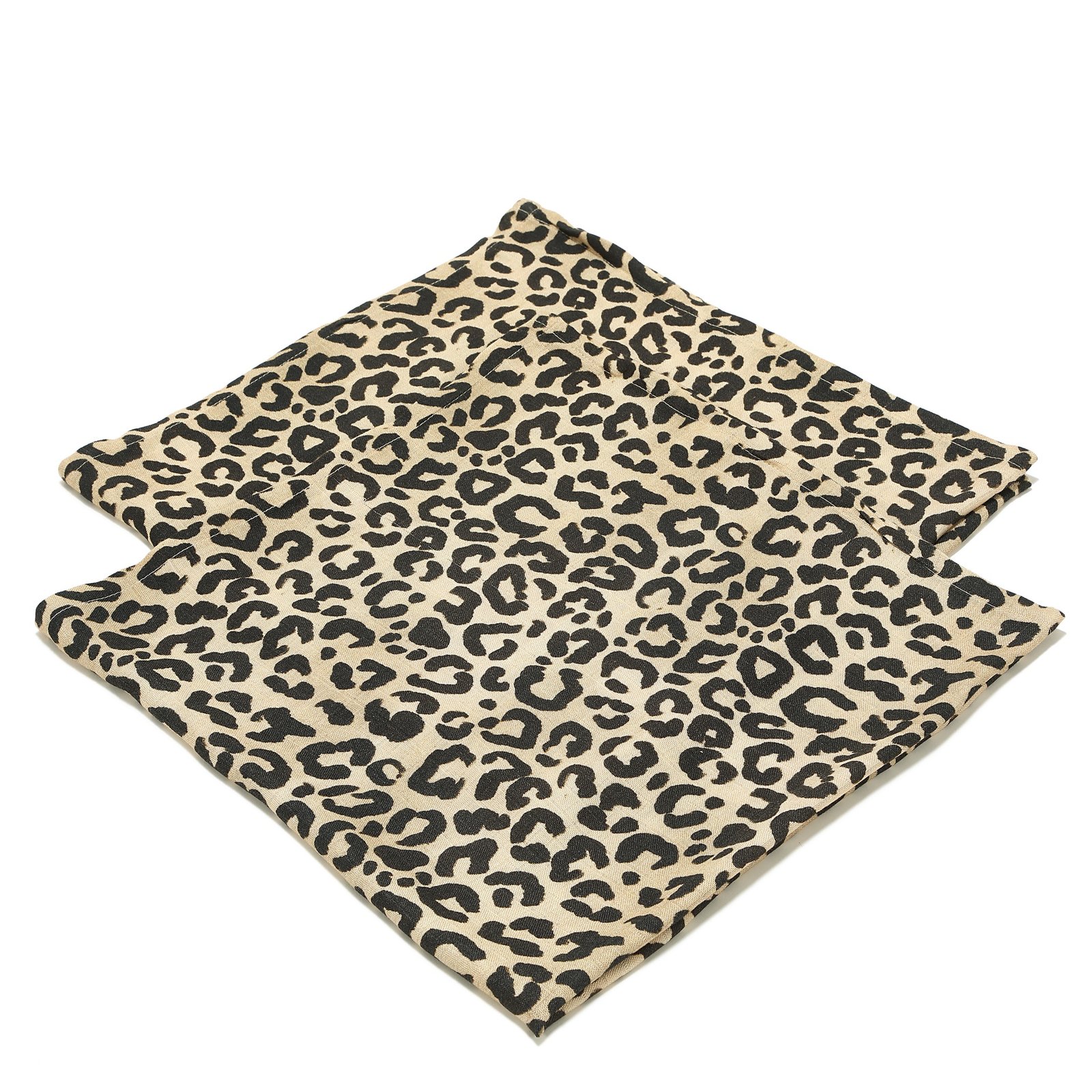 30134_1 Windeln Set Bambus LEOPARD CREAM - S - 70 x 70 cm Hauptbild