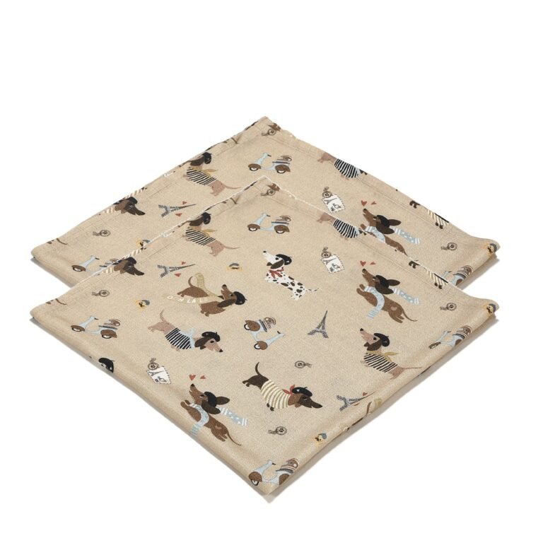 Windeln Set Bambus PIERRE THE DOG - S - 70 x 70 cm Hauptbild