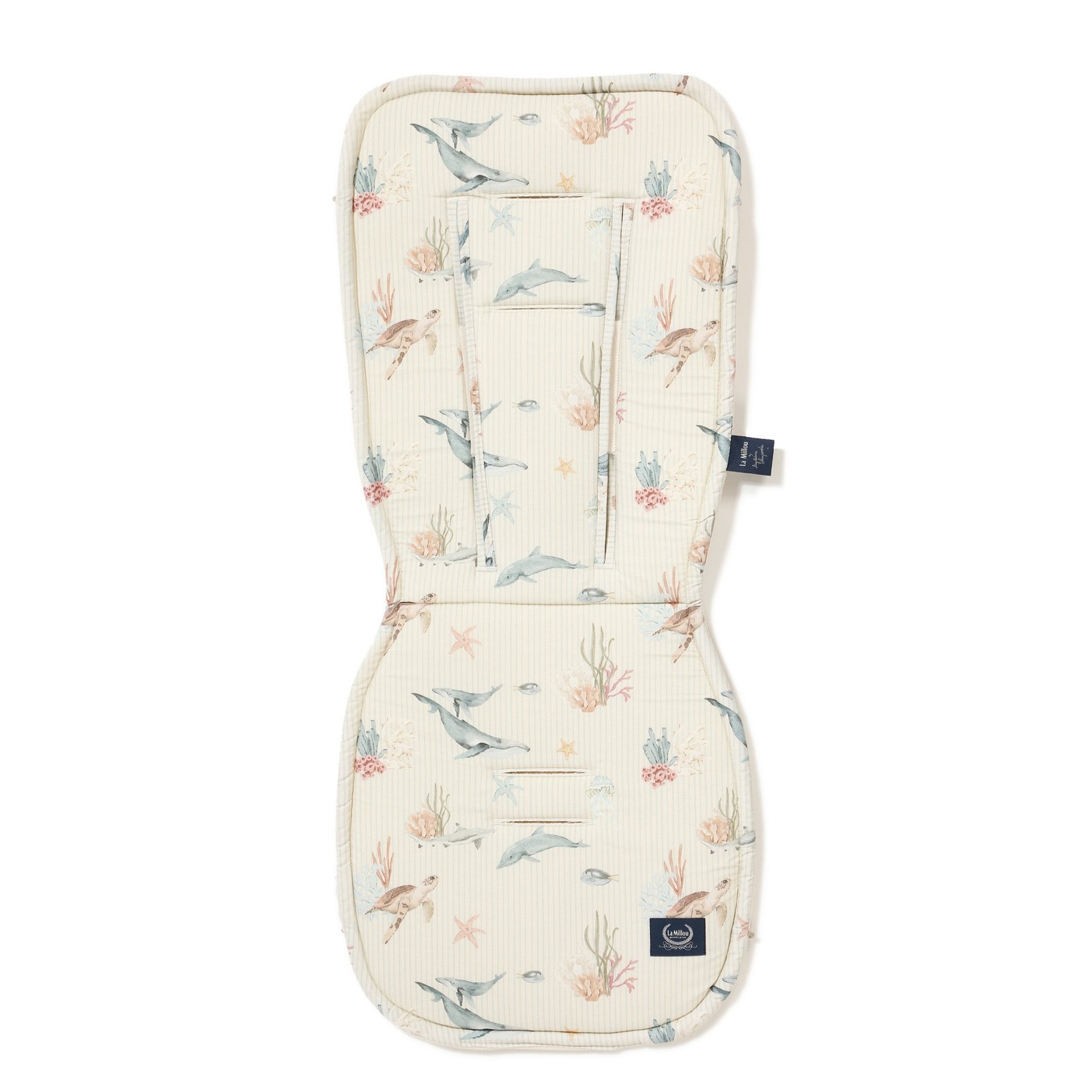 30501_1 Kinderwagenauflage Baumwolle Velvet Multi SEAWORLD Hauptbild