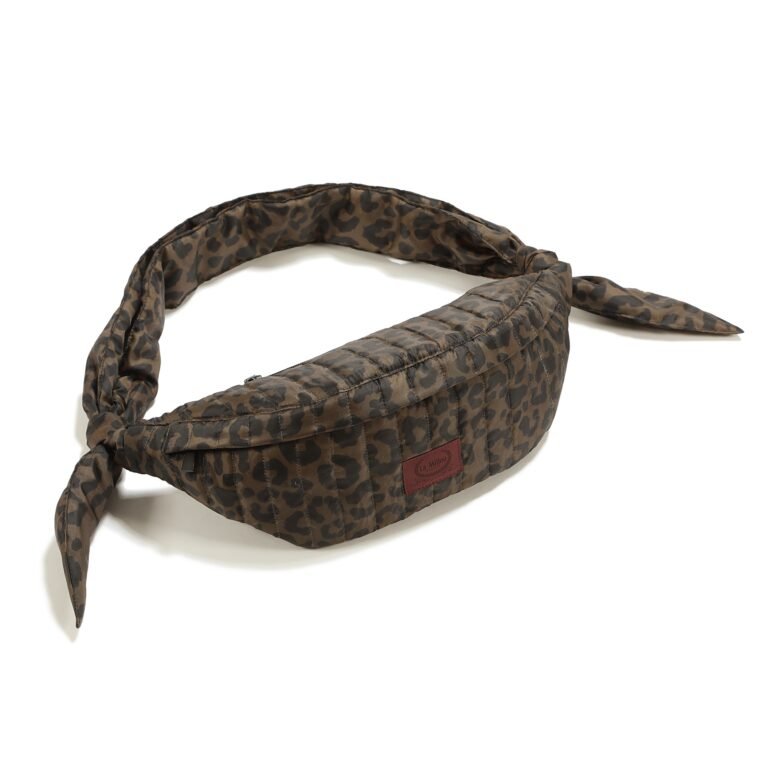 Bauchtasche aus Nylon LEOPARD CHOCO Hauptbild