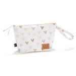 Wasserdichter Kulturbeutel HEARTBEAT BEIGE - M Hauptbild