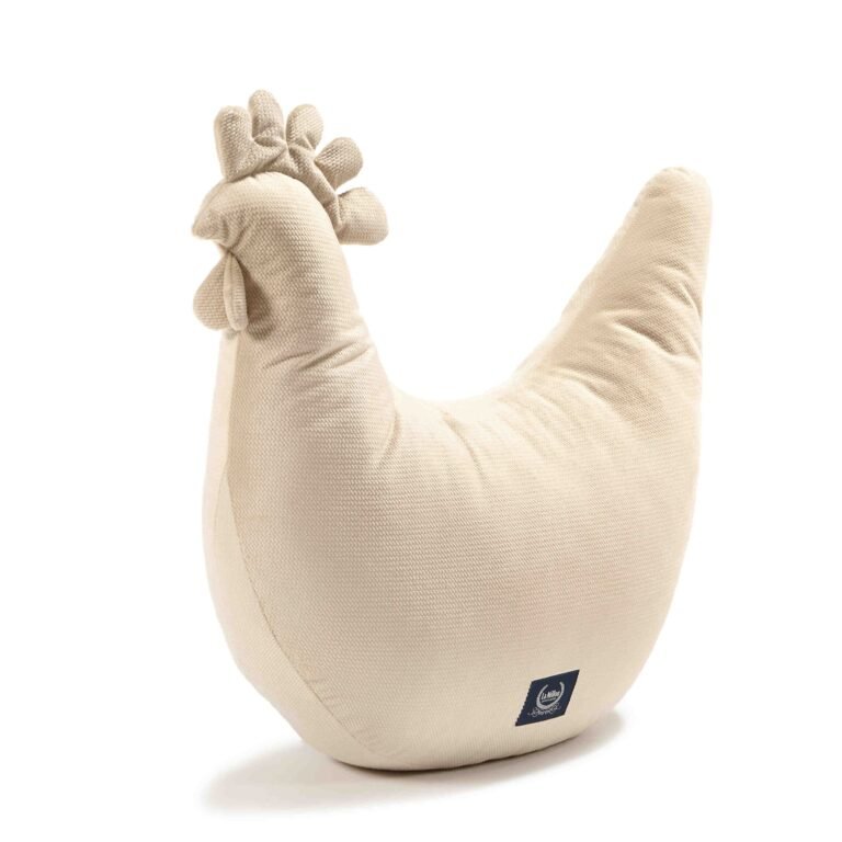 Oma Dana's Henne Kissen Velvet SAND Hauptbild