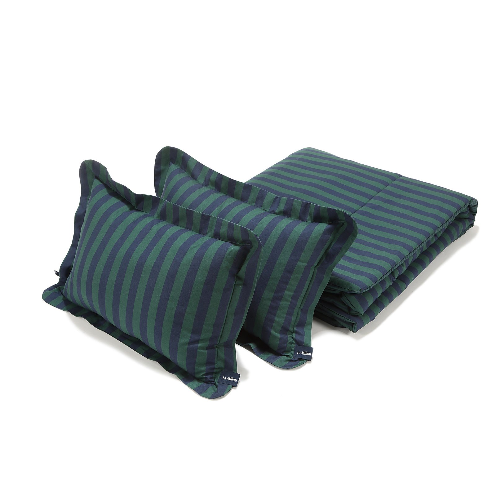 30221_1 Bettwarenset Baumwolle STRIPES GREEN - XXL Hauptbild