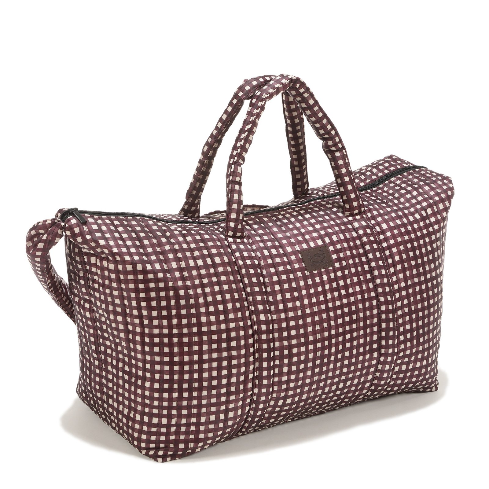30270_1 Wochenendtasche Nylon BURGUNDY VICHY Hauptbild