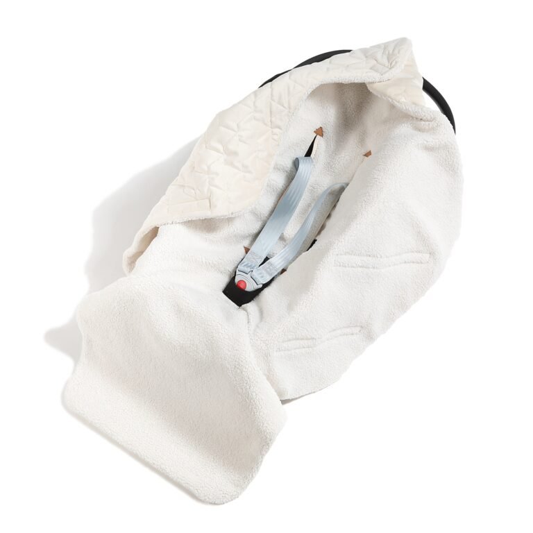 Einschlagdecke Babyschale Teddybär CREAM Hauptbild