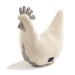 Oma Dana's Henne Kissen Velvet Baumwolle STRIPES NAVY Hauptbild