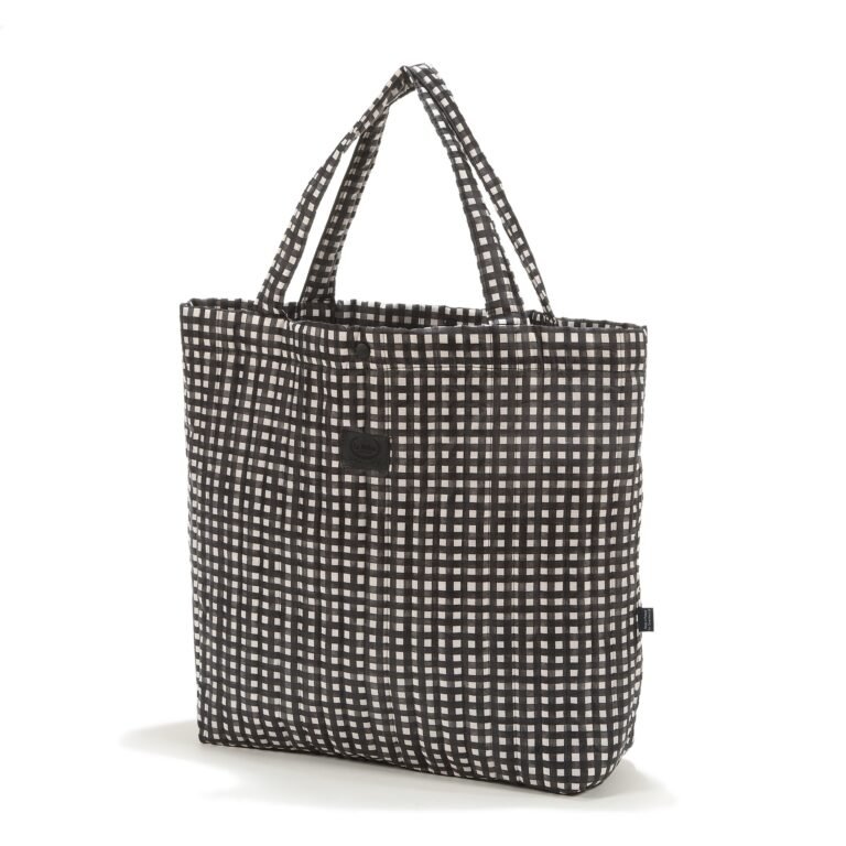 Shopper Tasche gesteppt BLACK VICHY - L Hauptbild