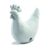 Oma Dana's Henne Kissen Velvet SMOKE MINT Hauptbild