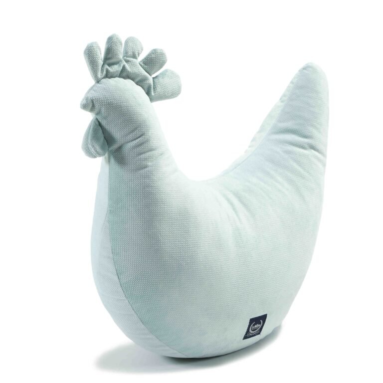 Oma Dana's Henne Kissen Velvet SMOKE MINT Hauptbild