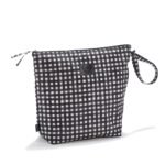 Wasserdichter Kulturbeutel BLACK VICHY - XL Hauptbild