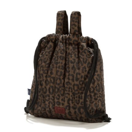 Kinderwagen-Rucksack Nylon LEOPARD CHOCO Hauptbild
