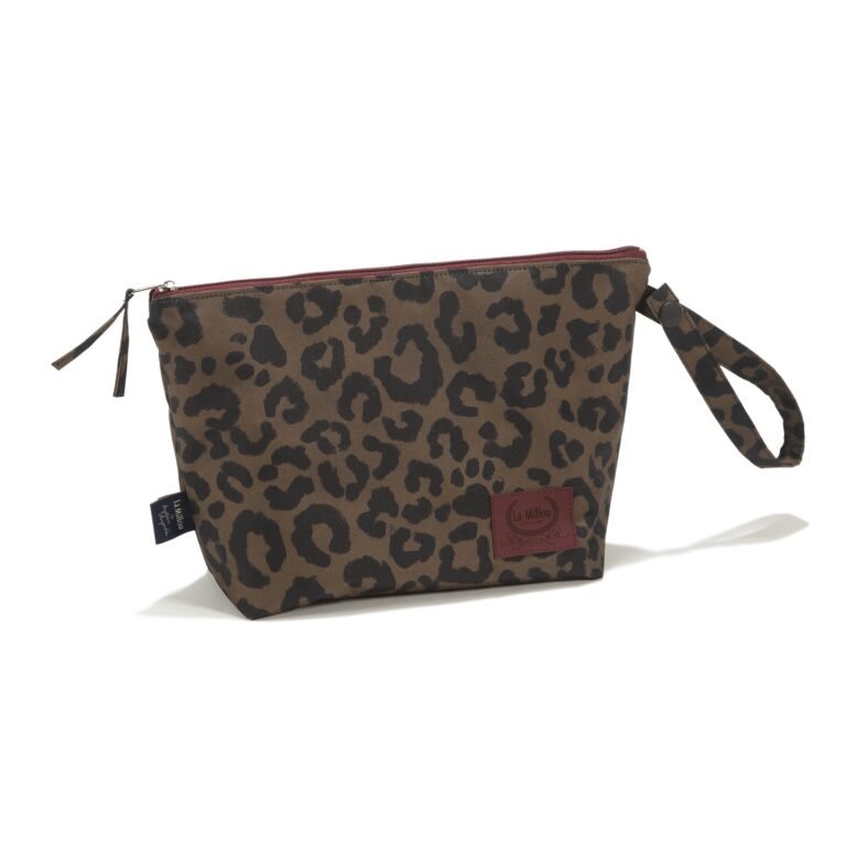 Wasserdichter Kulturbeutel LEOPARD CHOCO - M Hauptbild